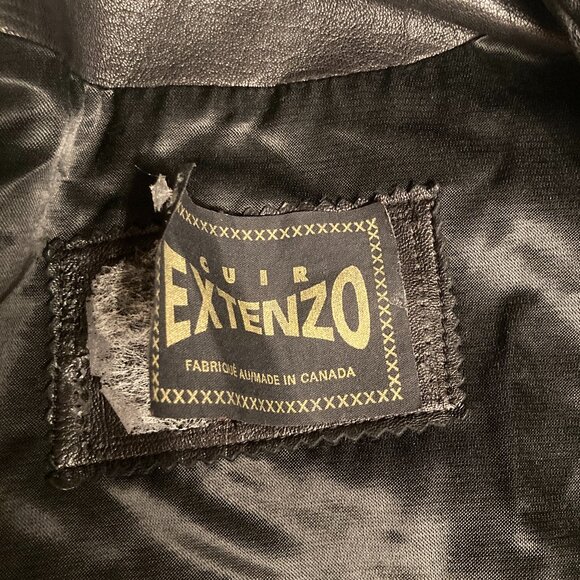 Womans Black Leather Jacket - Picture 4 of 6